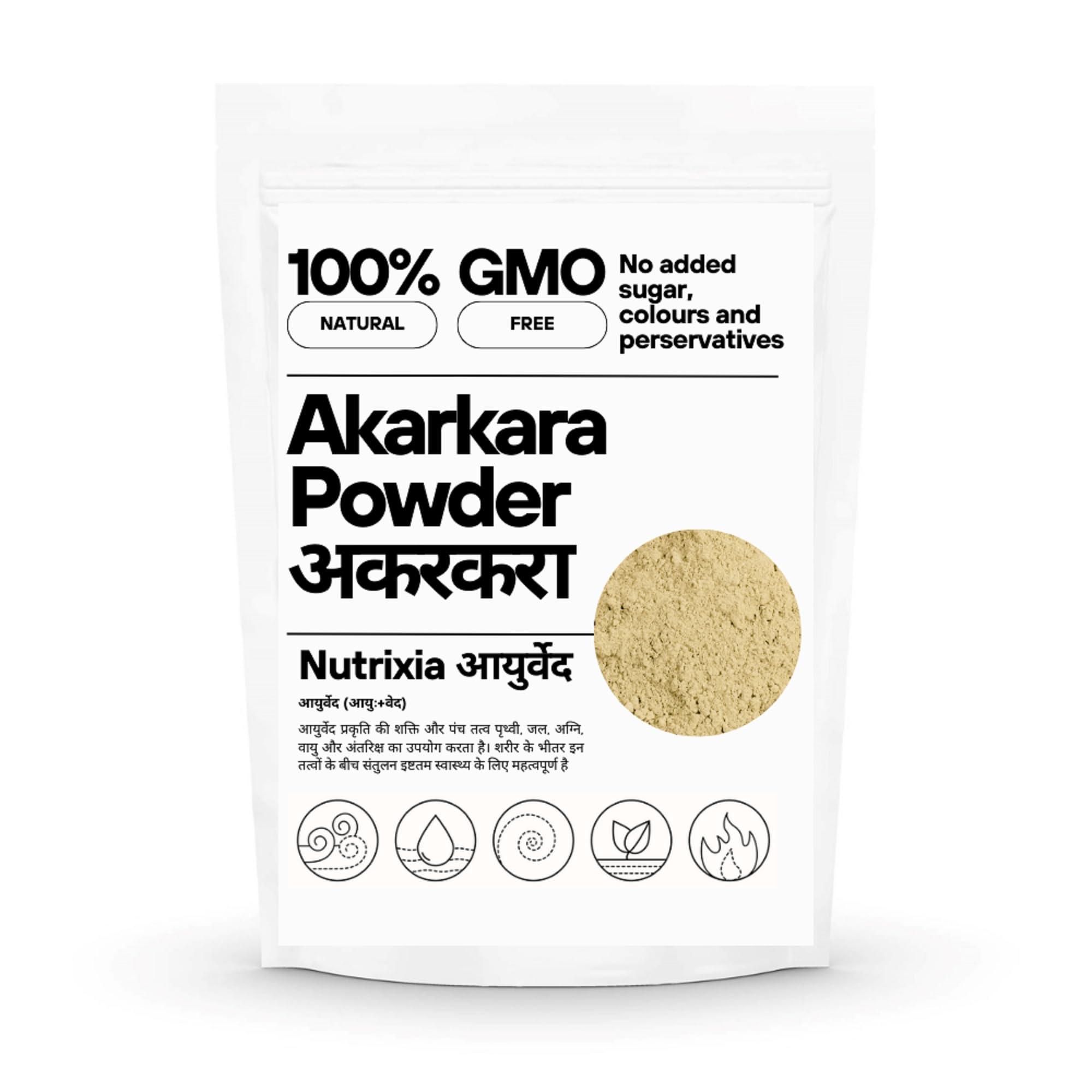 Nutrixia Food Akarkara Powder/Pellitory/Anacyclus pyrethrum (50 Gms)