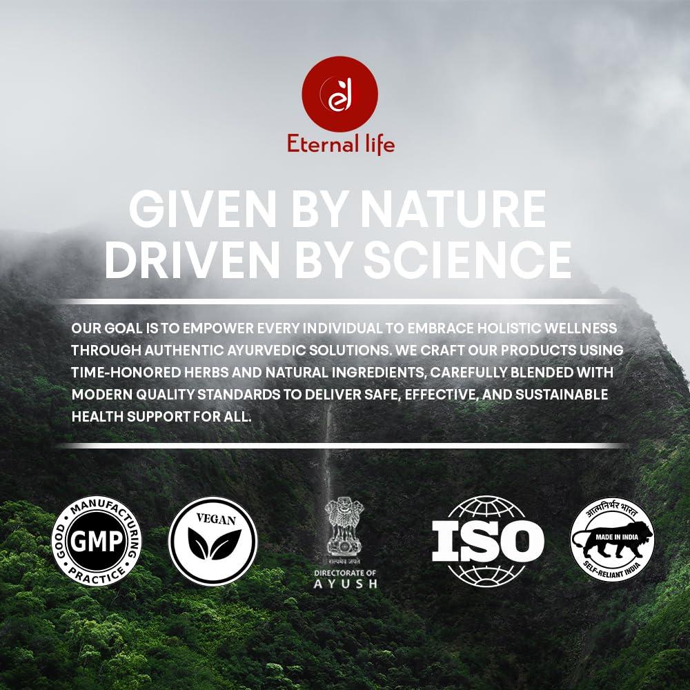 ETERNAL LIFE Eternal Life Eterno Pile Oil Pain Reduction Inflammation Reduction Herbal Oil Ayurvedic Remedy Recurrence Prevention Hemorrhoid Relief Natural Ingredients Anal Health Relief (Pack of 1, 30 Ml)