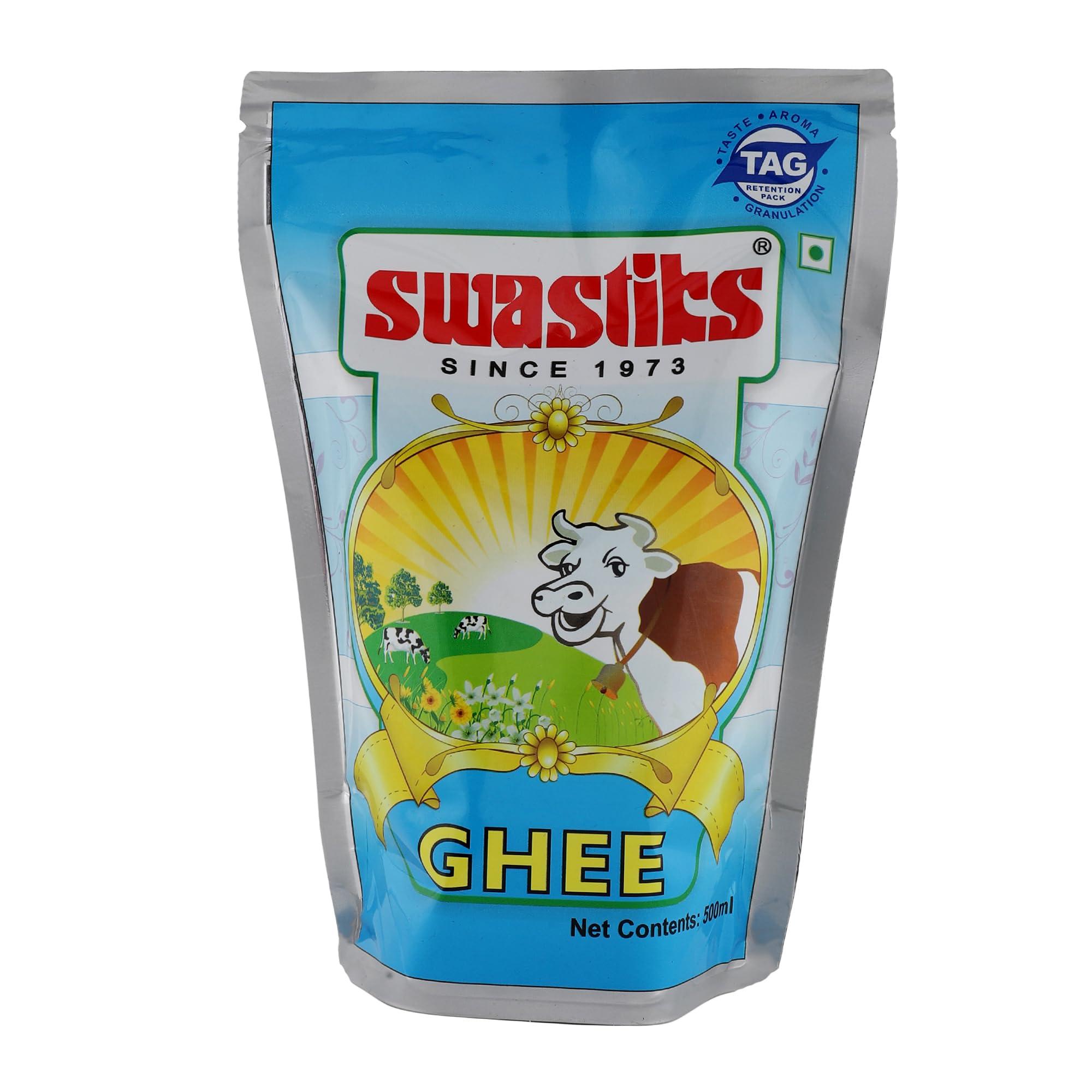 SWASTIKS Swastiks Cow Ghee 500ml Pouch