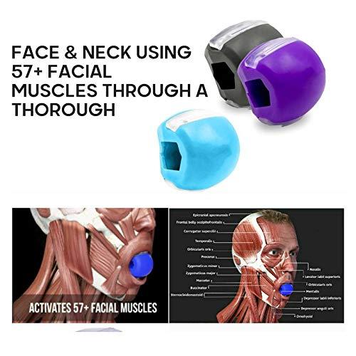 Generic 1pcs Food-grade Silica Gel JawLine Exercise Ball Muscle Trainin Fitness Ball Neck Face Toning Jaw Muscle Training Fitness TSLM1
