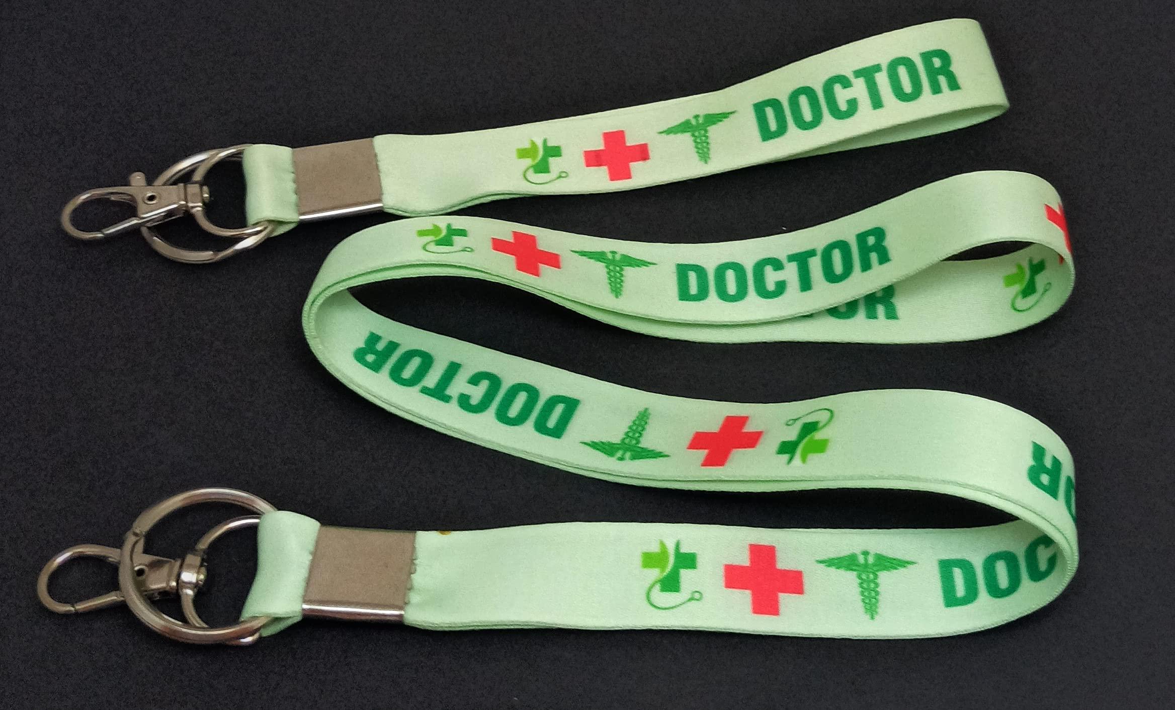Generic Doctor Neck Strap Lanyard Set Of 2 Light Green