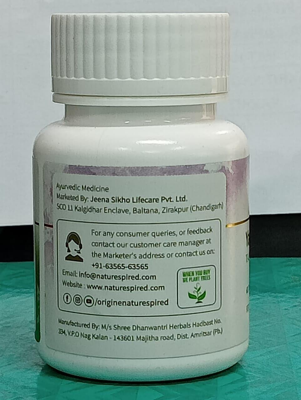 ORIGINE NATURESPIRED Origine Naturespired Yashtimadhu Wellness Pure Herbs Yashtimadhu | For Respiratory & Gastric Wellness | Natural & Safe Ayurvedic Antacid, 60 Tablets