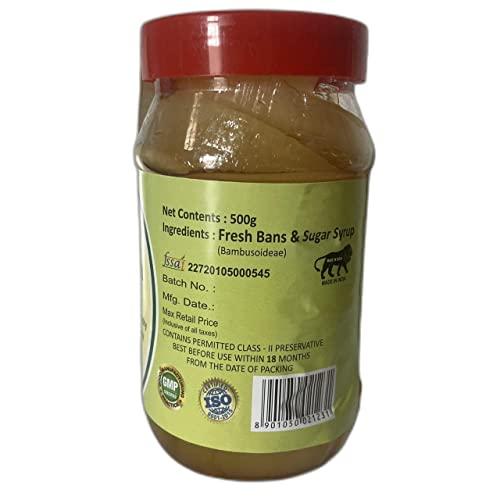 SANSU SANSU Homemade Bamboo Murabba Helps Increasing Height Growth | Bans Ka Murabba 500 gm Pack | Bamboo Shoots Murabba Good for Health