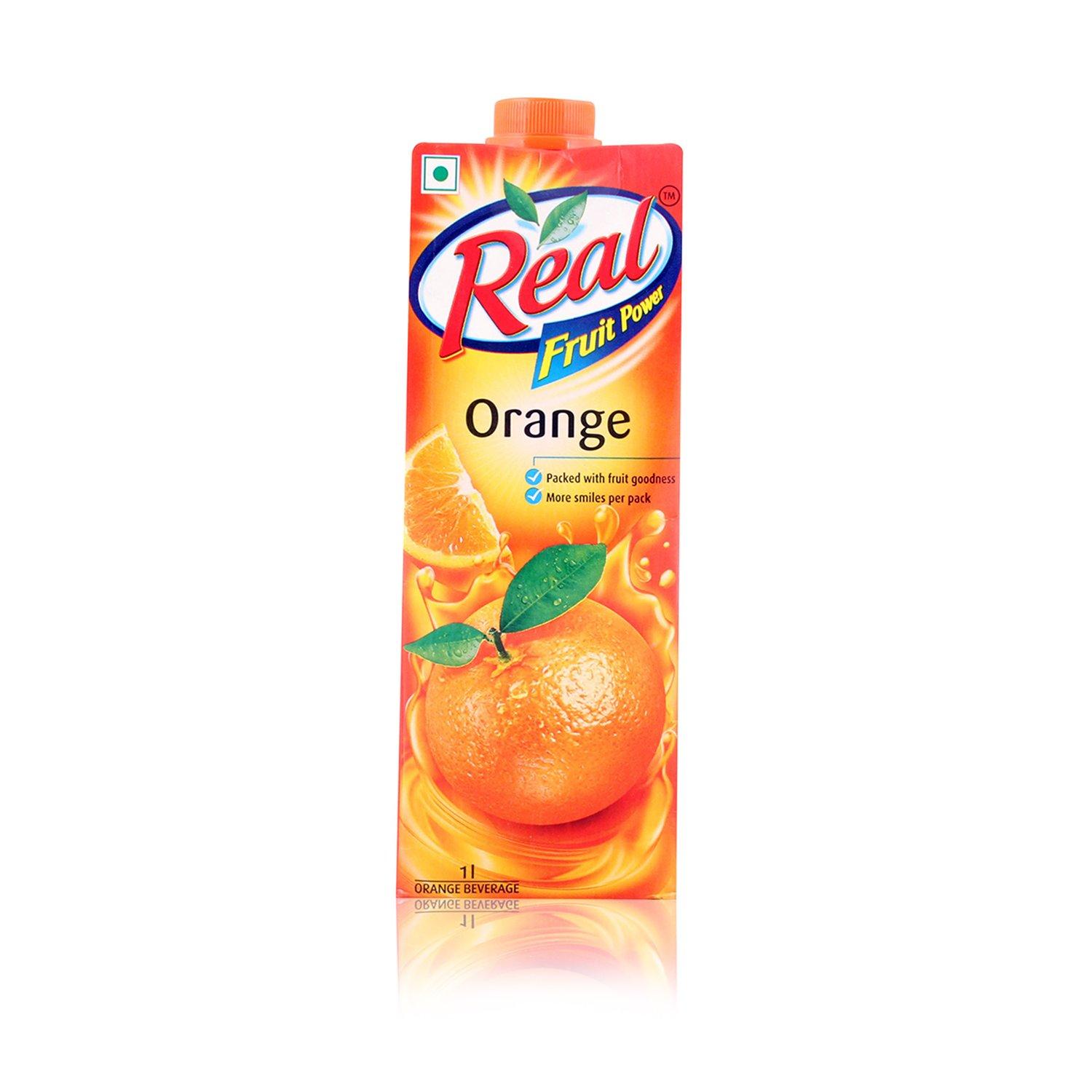 Real Real Fruit Power Juice - Orange, 1L Carton