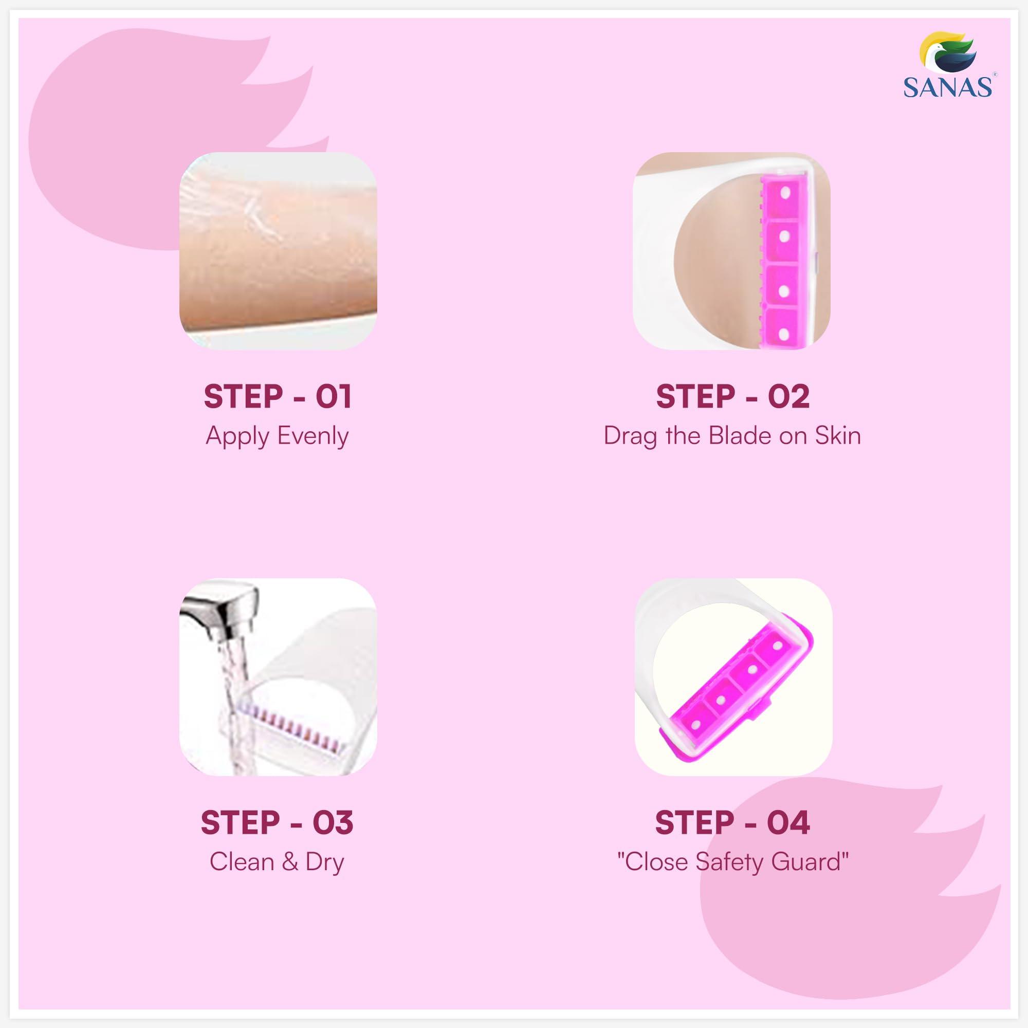 Actifit Actifit Women's Disposable Plastic Hair Razor & Bikini Shaving Razor For Women- Pack Of 1 (6 Pcs)