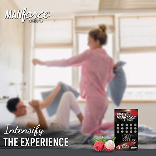 Manforce Manforce More Long Lasting Extra Dotted Condoms (Pack of 3 Condoms)