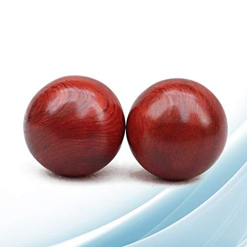 EXCEART Exceart 2Pcs Baoding Balls Chinese Stress Balls 2/2.4 Inch No Chime Chinese Medicine Balls Hand Therapy Exercise Ball (2.4 Inch)