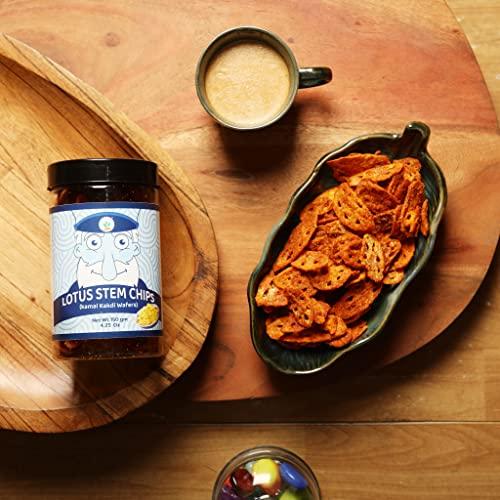 NOURCERY Nourcery Lotus Stem Chips, 150g (Kamal Kakdi Wafers)