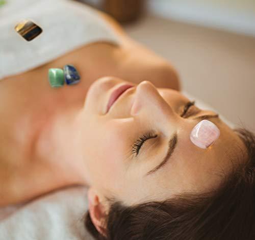 Mina Heal Mina Heal Chakra Stones Healing Crystals Set of 8 Tumbled and Polished for 7 Chakras Balancing Crystal Therapy Meditation Reiki or as Thumb Stones Palm Stones Worry Stones(Set of 8 Chakra Stones)