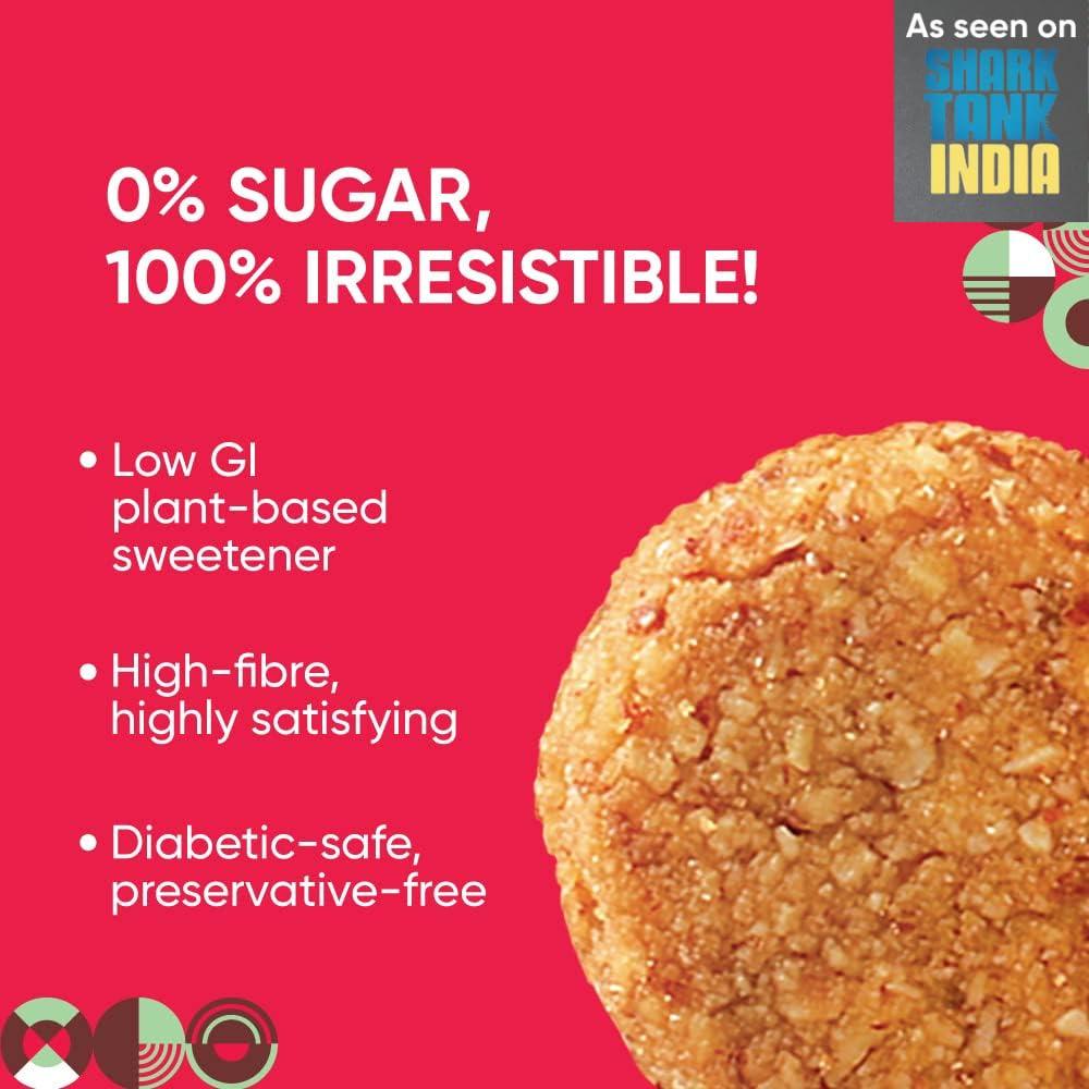 Artinci Artinci Coconut Cookies | As Seen on Shark Tank | Sugar Free Diabetic Friendly with High Protein & Fiber Digestive Biscuits | Low GI & Carbs | (185g x Pack of 3)