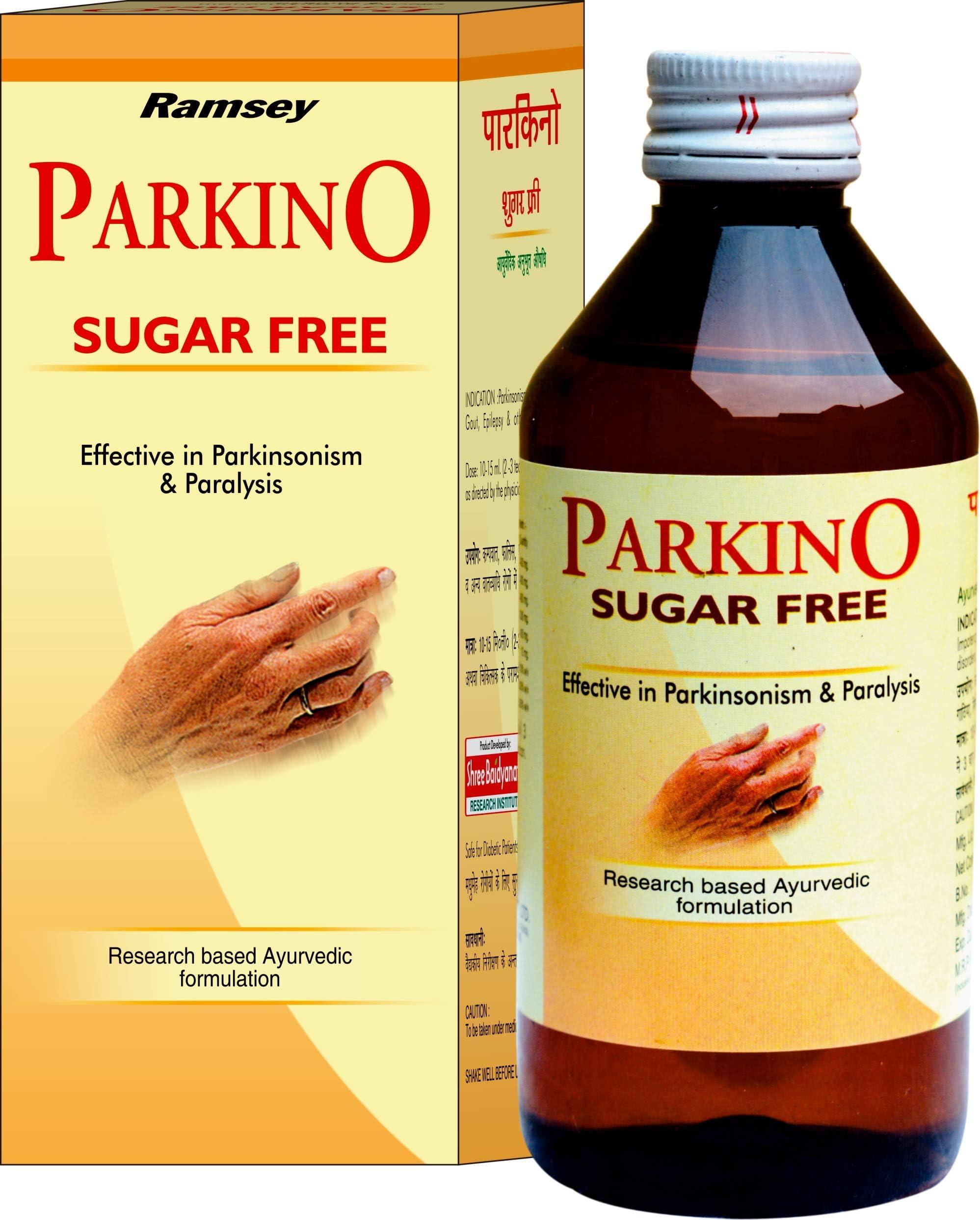 Ramsey Ramsey- Parkino Syrup - Ayurvedic Parkinson Formula- Restores Muscle & Nerve Control- Supports Central Nervous System 200 ml