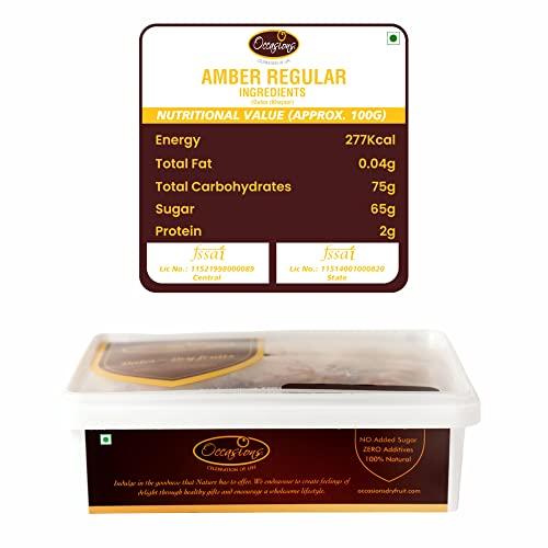 Occasions Occasions Amber Dates in Jumbo Size and Fresh from The Farms of Saudi Arabia -1 kg