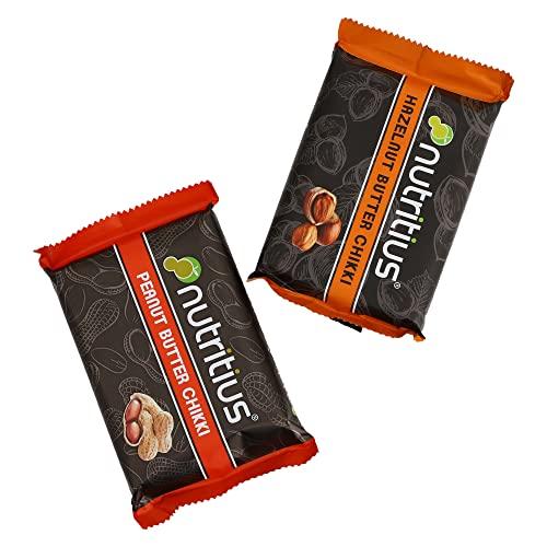 Nutritius Nutritius Peanut Hazelnut Premium Soft Chikki Set In Combo Pack (Pack Of 7)