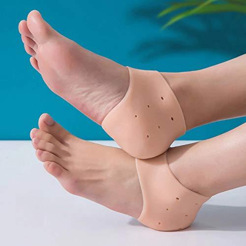 ONPRIX ONPRIX Silicone Feet Care Heel Socks Moisturizing Gel Heel Thin Socks with Hole Cracked Foot Skin Care Protectors Foot Care Tool