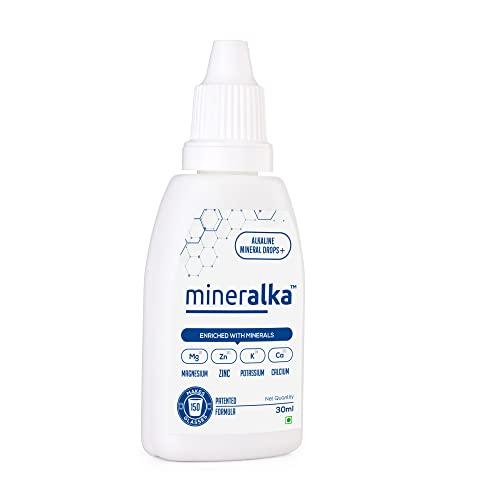 TRUEO MINERALKA™ Alkaline Mineral Water Drops, PH booster mineral drops for normal water 1 pack, 15 days
