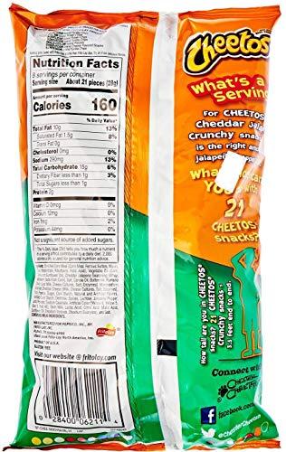 Doritos Doritos Cheetos Crunchy Cheddar Jalapeno (Imported), 226.8g (Pack of 2)