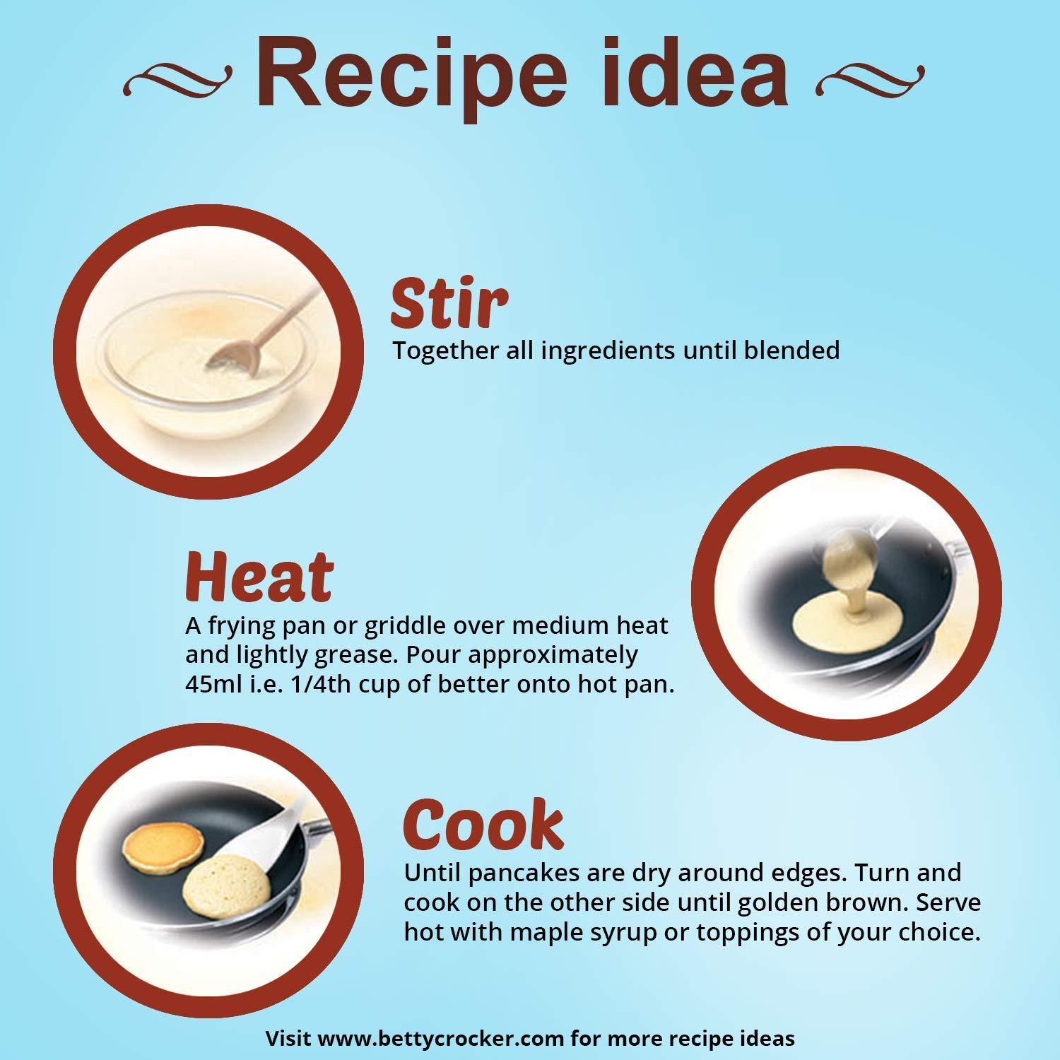 Betty Crocker Betty Crocker Complete Pancake Mix,Original 1 Kg And Chocolate Fudge Cake Mix, 475G