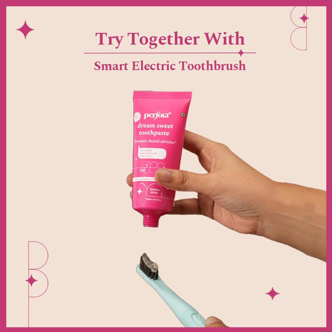 Perfora Perfora Oral Health Diabetics Special Toothpaste for Adults - 150 gms (Pack of 1) | Sugar Free Toothpaste | Cavity Protection Toothpaste | Diabetic Friendly Tooth Gel | Toothpaste for Kids & Adults | SLS Free Toothpaste | Anticavity Toothpaste | No A