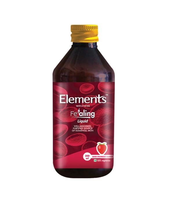 Elements Wellness Elements Wellness Fealing Liquid 200 ML, Elements Wellness, Fealing Liquid, Is Made Of A Special Form Of Iron