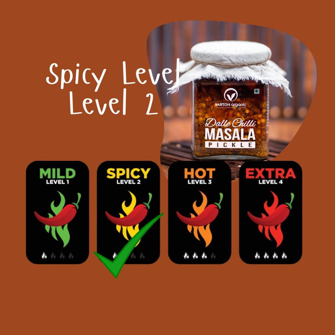 VARTOH ORGANIC Vartoh Organic Dalle Chilli Masala Pickle