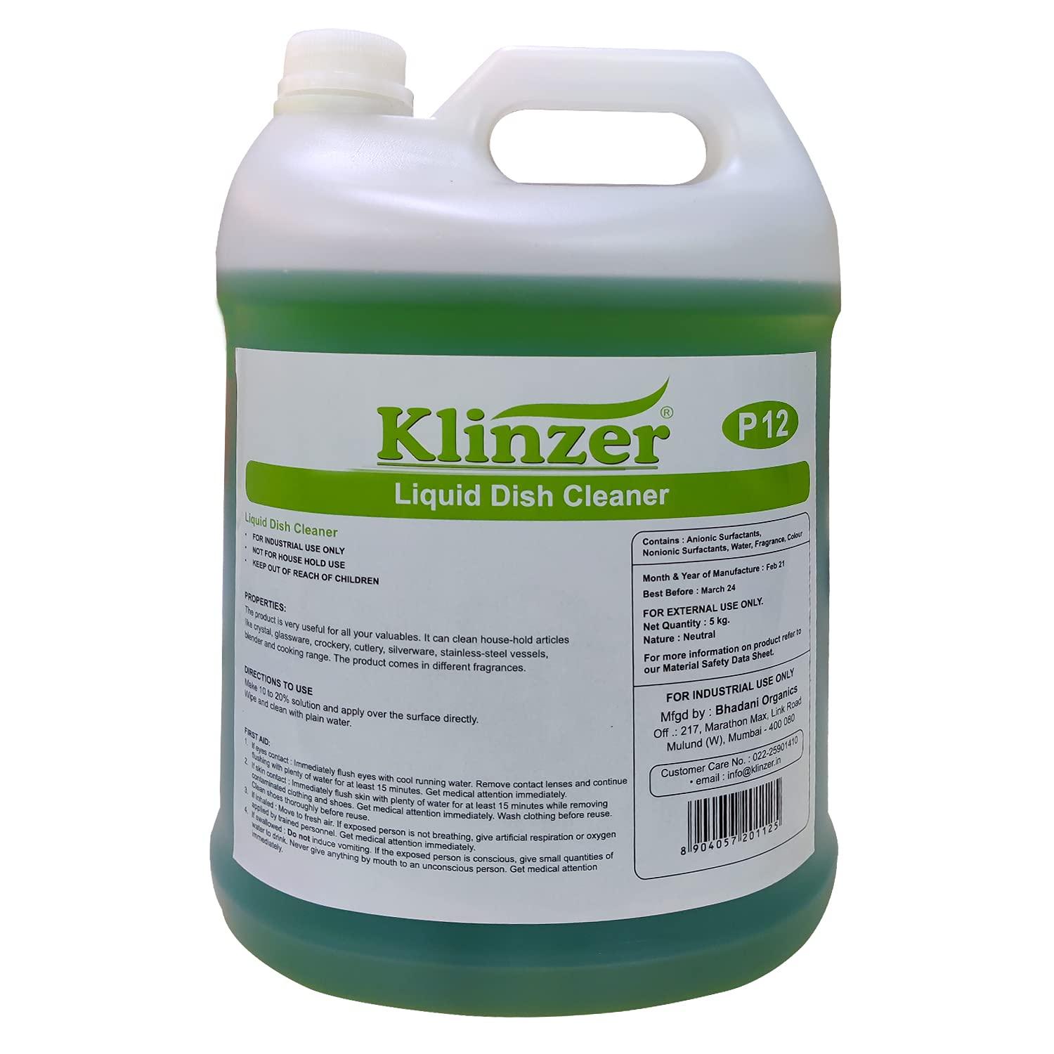 Klinzer Klinzer P12 Liquid Dish Cleaner 5 Liter
