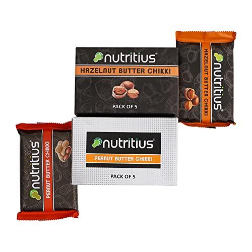 Nutritius Nutritius Peanut Hazelnut Premium Soft Chikki Set In Combo Pack (Pack Of 7)