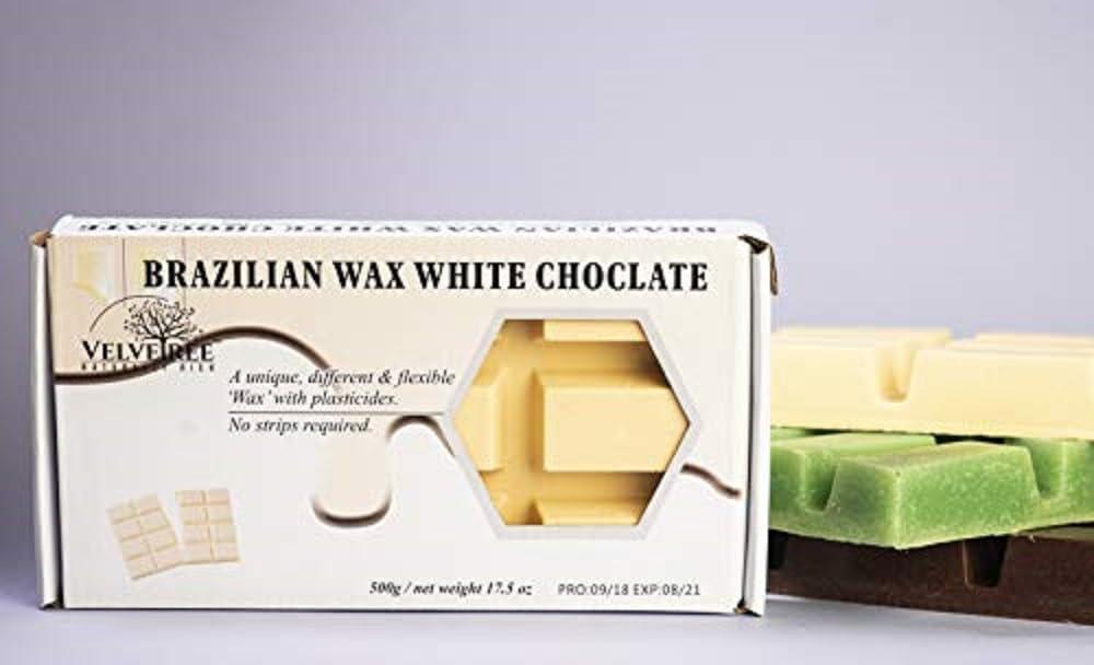 Velvetree Velvetree Brazilian Wax White Chocolate hair removal wax for Body 500gm | No strips Peel off Formula