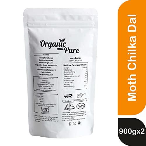 Organic and Pure Organic and Pure Moth Ka Mogar | Matki Mogar Split 1800g(900gx2)