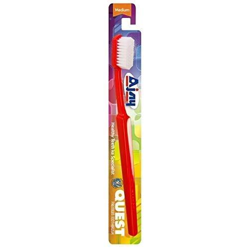 Ajay Ajay Quest Toothbrush, Medium VXI (Pack of 20)