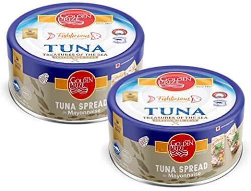 Golden Prize Golden Prize Tuna Spread in Mayonnaise, 185g(Pack of 2)