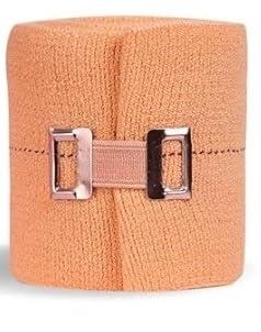 Generic Crepe Bandage, Elastic Compression Wrap for Injury Support 6cms*4mts