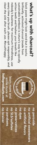 Hello Oral Care Hello Oral Care Activated Charcoal Fluoride Whitening Toothpaste, Vegan & SLS Free, 4 Ounce