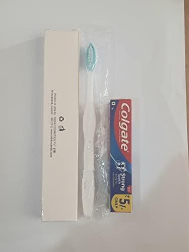 EYLIN Eylin Hotel Amenities-Dental Kit containing 1 toothbrush & 1 toothpaste. 10 Packs in 1 set. 10 Sets in 1 cartoon. Total 100 PCS of Dental kit in 1 Cartoon. (3)