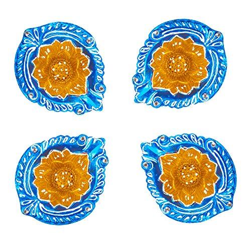 Feastive Celebrations Feastive Celebrations Om Sweets Chana Burfi (175 grams) with Diyas, Lakshmi Charan, Shubh Laabh and Swastik With Complimentary Surprise Gift