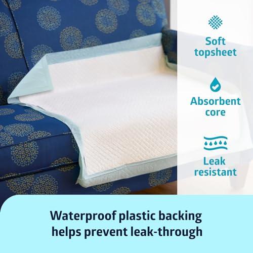 Medline Medline Heavy Absorbency 36\" X 36\" Quilted Fluff And Polymer Disposable Underpads, 50 Per Case, Great Protection For Beds, Furniture, Surfaces