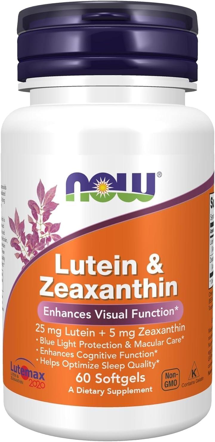 Now Foods Now Foods Lutein 25mg and Zeaxanthin 5mg 60gels