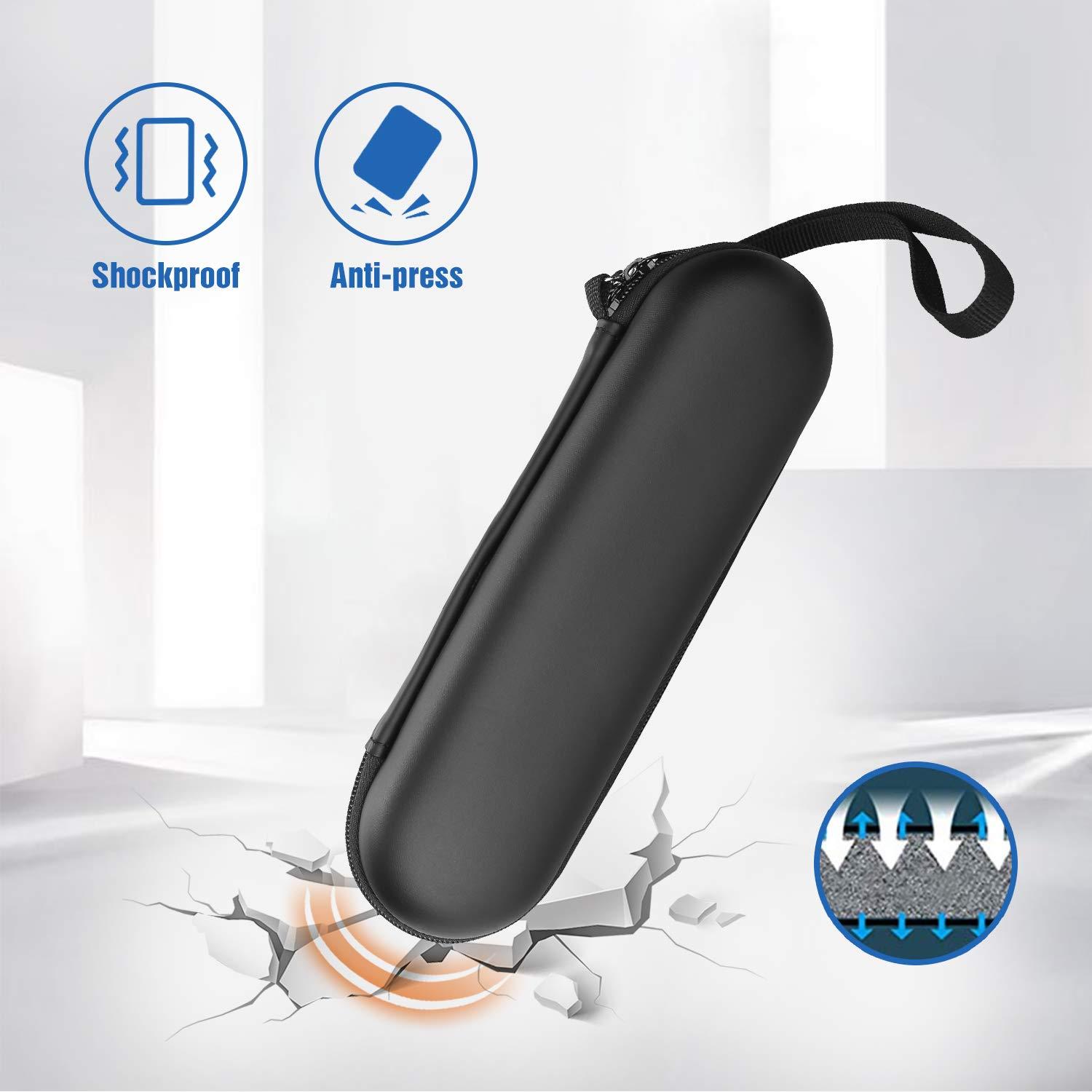 ProCase ProCase Electric Toothbrush Hard Travel Case for Oral-b Pro 1000 1500 7000 8000/ Philips Sonicare 5100 6100, Battery Toothbrush Carrying Case Holder Container, Mesh Pocket for AccessoriesBlack