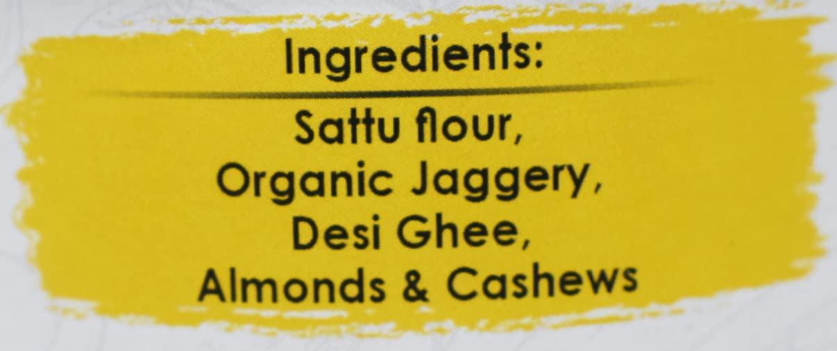 Vedu Suvidha Sattu Laddu Premium Homemade 500 Gram | Almonds | Cashew Nuts | No Added Sugar