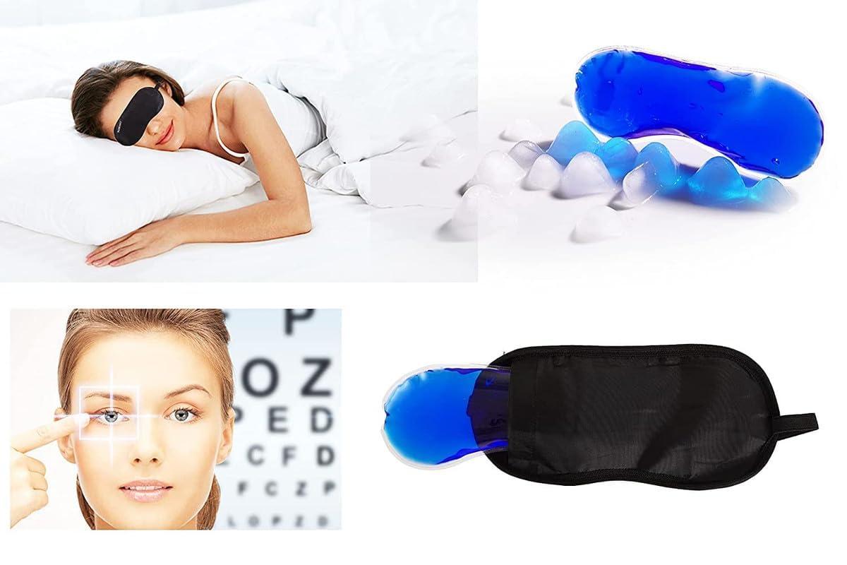 Vaigzo Vaigzo New Eye Mask Cooling Gel Eye Cooling Gel Pads Ice Eye Mask Pain Relief Ice Gel Mask Cooling Eyes Redness Eye Gel For Dark Circles Eye Patches for Men and Women (MultiColor)