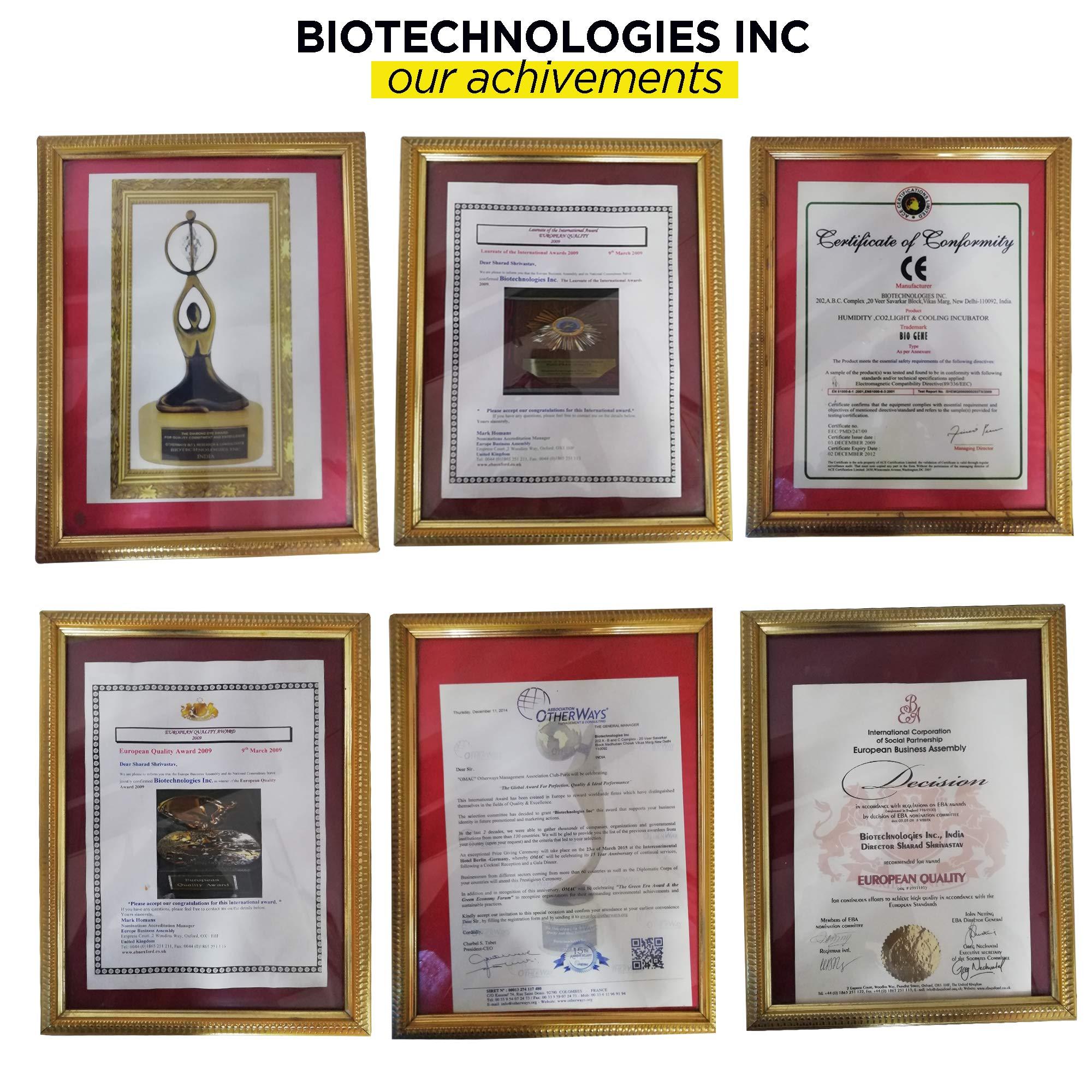 Bio Gene Bio Gene DRESSING DRUM Deluxe with Clip-on Lid Stainless Steel Body Best Use For Hospital, Surgical Laboratory Etc Jointed (12\"X9)