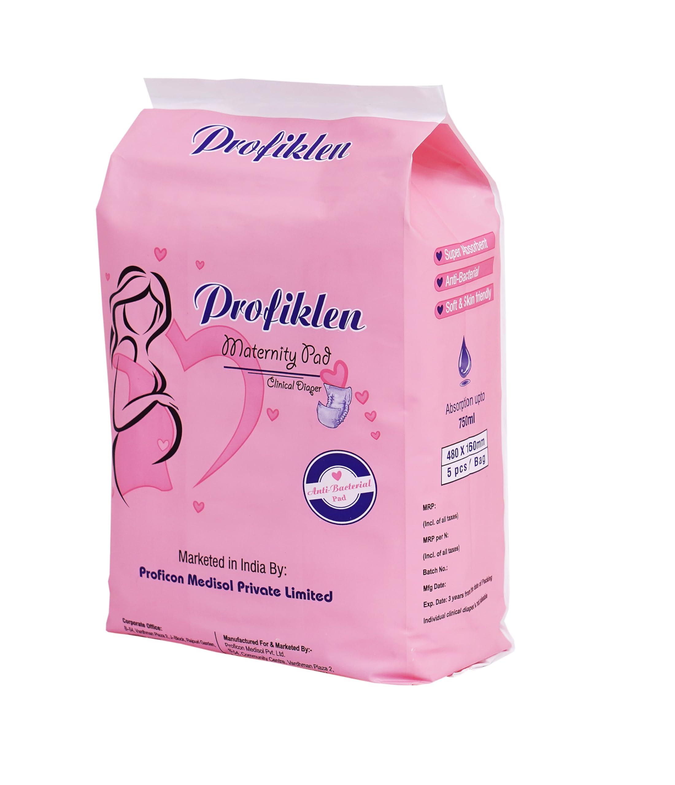 Profiklen Profiklen Maternity Pad (XXL) - 5/pack (Pack of 6)