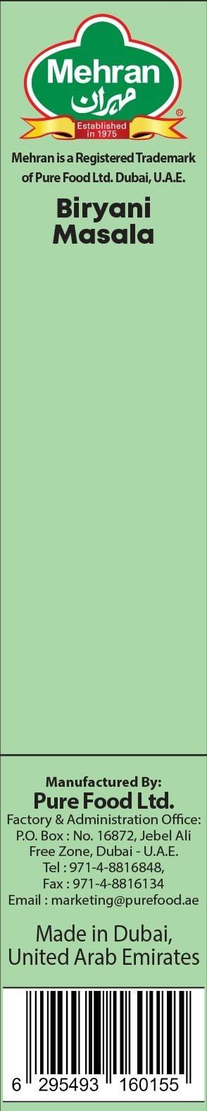 Mehran Mehran Biryani Masala ,55 Gms (Pack Of 4 ),Turmeric