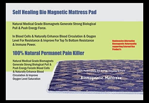 Generic Bio Energy Magnetic Mattress Topper/Pad (Blue,6 x 3 feet)