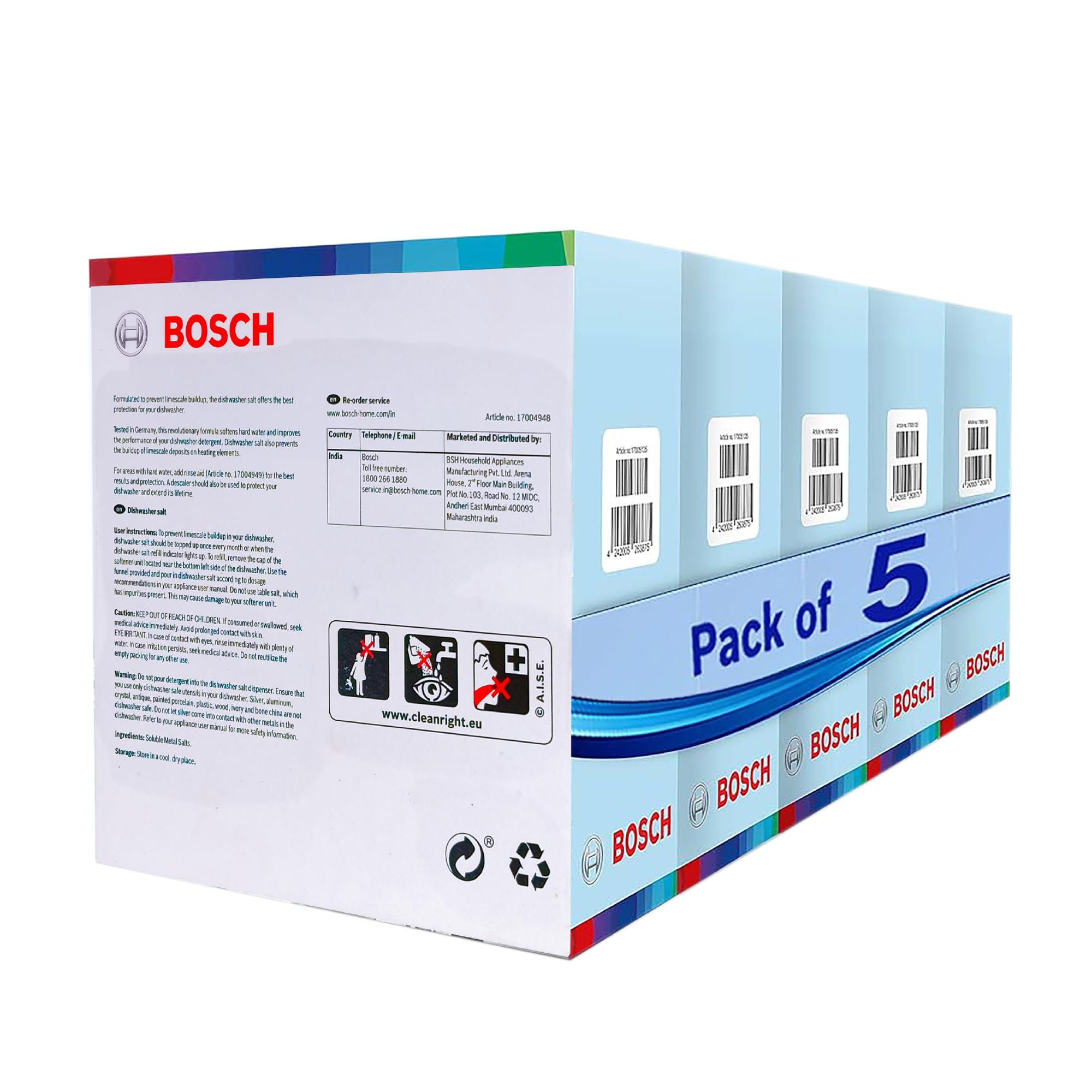 Bosch Bosch Salt for Dishwasher - 5 KG (Combo Pack of 5)