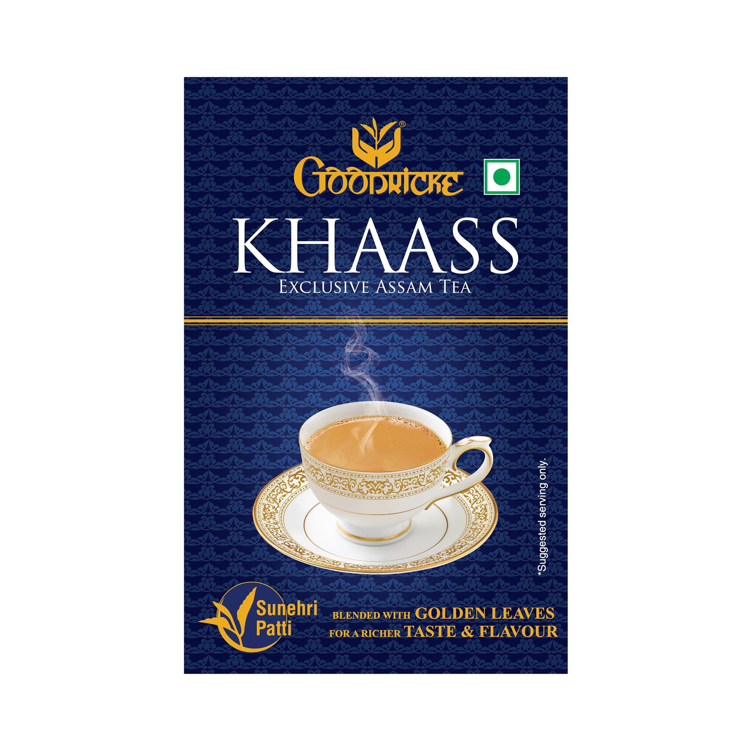 GOODRICKE GOODRICKE Value Pack - Roasted Darjeeling Tea (250g) + Khaass Assam Tea (250g) + Badamtam Premium Organic Darjeeling Tea (250g) | Richer Taste & Flavour