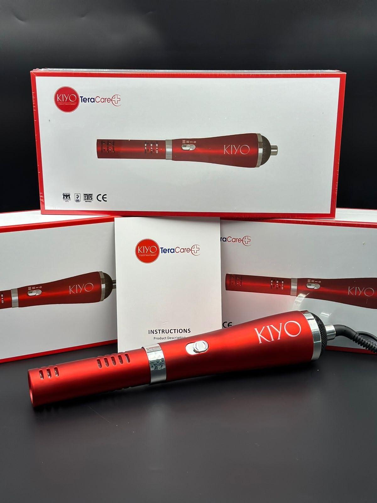 Generic KIYO Teracare Therapy Machine Tera Health Hearts Healing Therapy Electronic Physiotherapy Acupressure Acupuncture All In One Pain Relief Device New Technology 3 In 1 (Red)