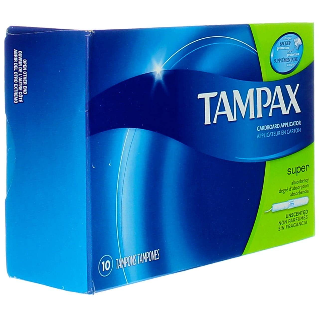 Tampax Tampax Flushable Super Tampons - 10 ct, Pack of 3