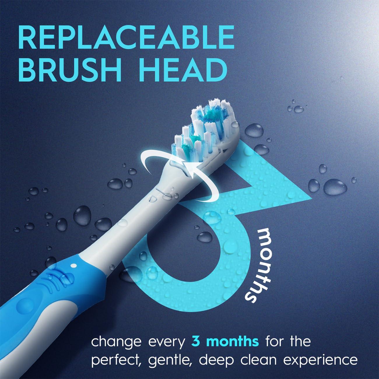 Oral-B Oral B ORIGINAL Cross Action Battery Toothbrush Replacement Brush Heads [10X POWERFUL THAN COMPATIBLE PRODUCTS], Soft Bristles, 2 Refills