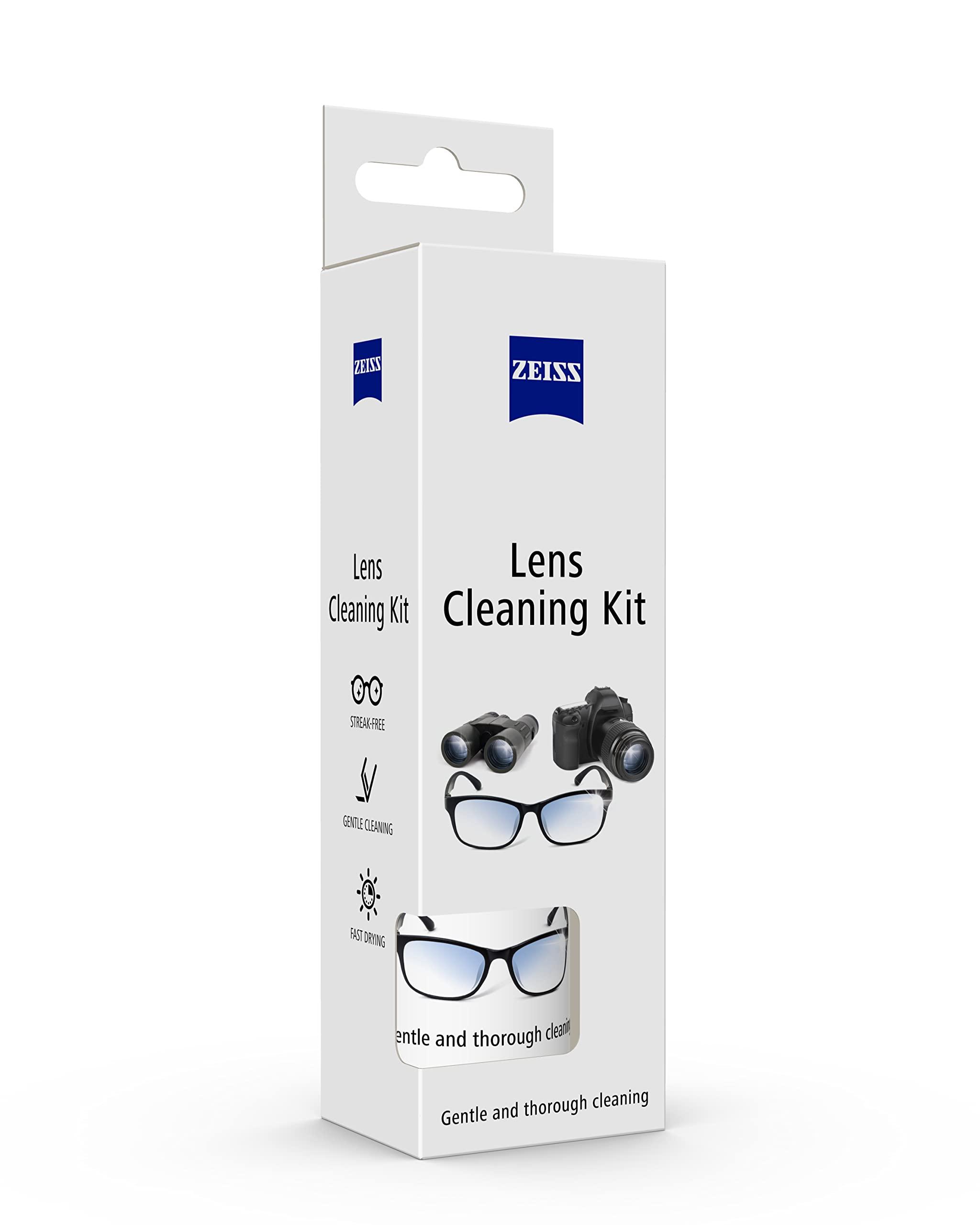 Zeiss ZEISS Lens Cleaning Solution Kit 60ml with Microfiber Cloth- Pack of 1 | Perfect Lens Cleaner for Spectacles, Eyeglasses, Sunglasses, Camera Lenses and Binoculars