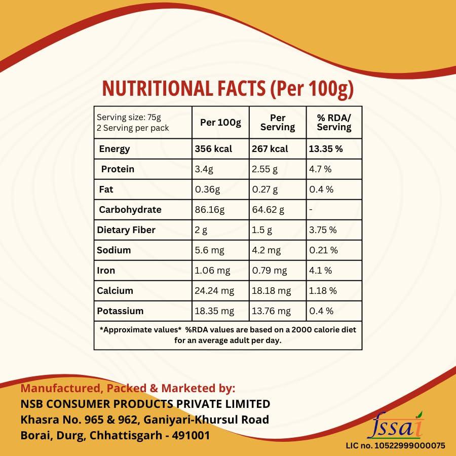 Oppa Oppa Rice Hakka Noodles - 150 gm, Naturally Gluten Free Noodles, No Maida, No Preservatives